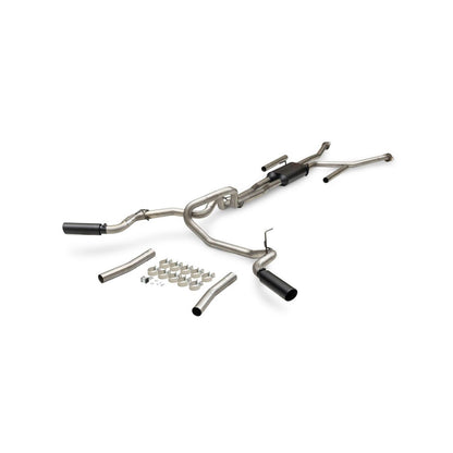 FLOWMASTER Outlaw Cat-Back Exhaust System Fits 2022-2025 Toyota Tundra, 3.4L, Includes Hybrid Models, Cat-Back, Dual Out Rear