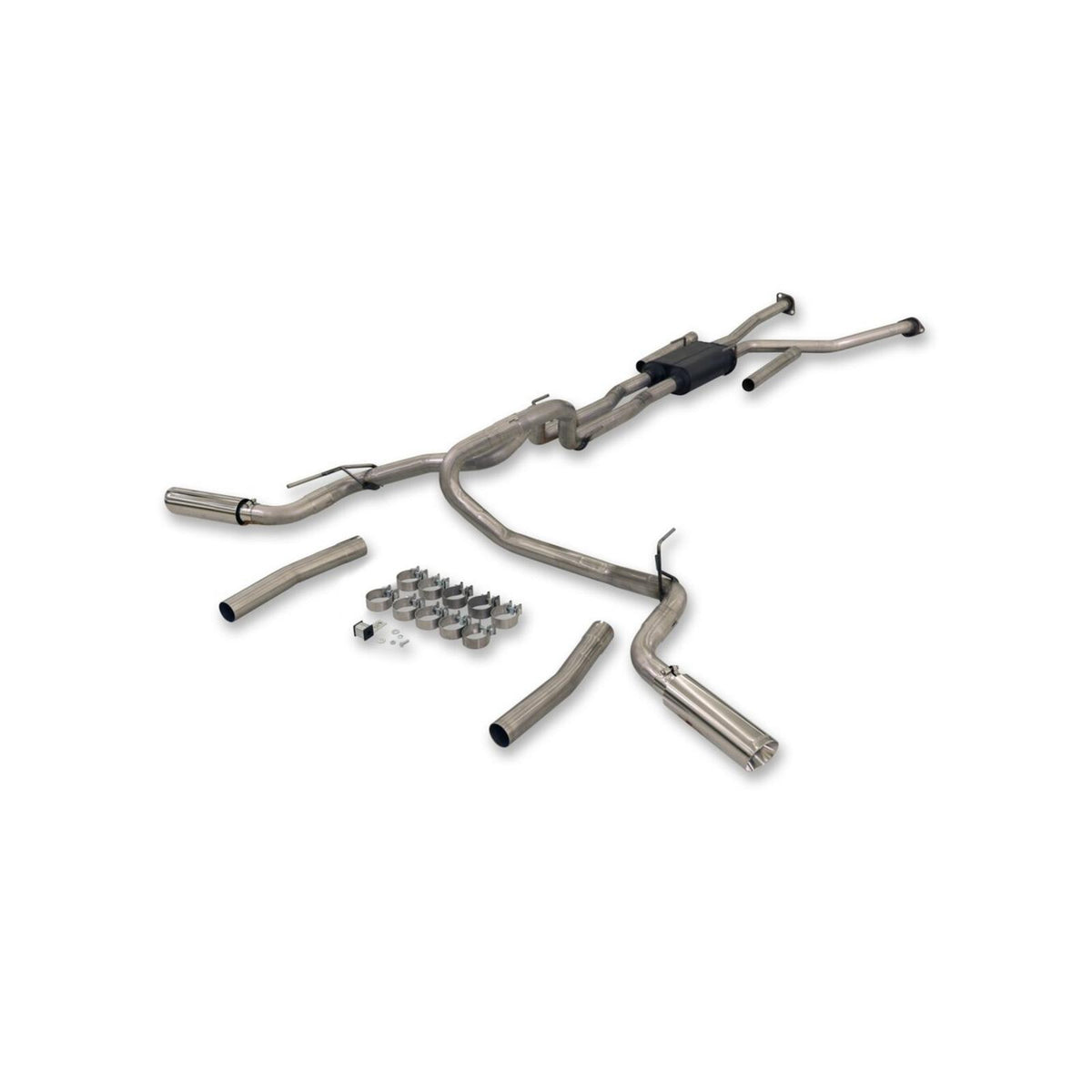 FLOWMASTER American Thunder Cat-Back Exhaust System Fits 2022-2025 Toyota Tundra 3.4-Liter, Cat-Back, Dual Out Rear/Side Exit