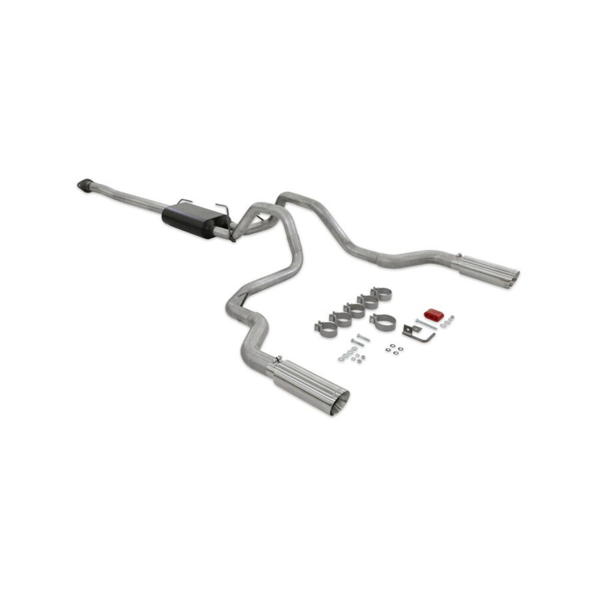 FLOWMASTER Force Ii Cat-Back Exhaust System Fits 2015-2020 Ford F-150 2.7L, 3.3L, 3.5L, 5.0-Liter, Force Ii Cat-Back, Dual Ou