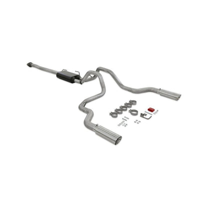 FLOWMASTER Force Ii Cat-Back Exhaust System Fits 2015-2020 Ford F-150 2.7L, 3.3L, 3.5L, 5.0-Liter, Force Ii Cat-Back, Dual Ou