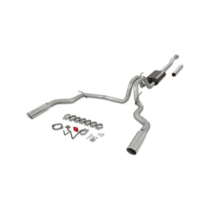 FLOWMASTER Force Ii Cat-Back Exhaust System Fits 2021-2025 Ford F-150 2.7, 3.5, 5.0-Liter, Force Ii Cat-Back, Dual Out Rear E