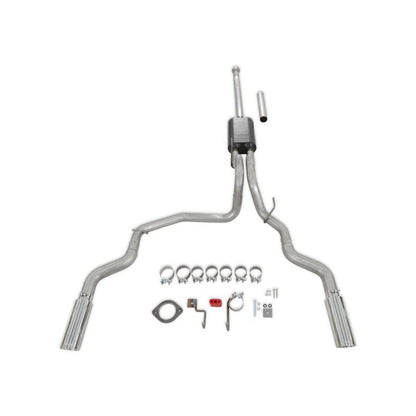 FLOWMASTER Force Ii Cat-Back Exhaust System Fits 2021-2025 Ford F-150 2.7, 3.5, 5.0-Liter, Force Ii Cat-Back, Dual Out Rear E