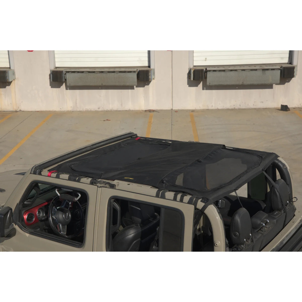 Extended Shade Top w/ Skylights – Black Diamond/Mesh (20+ JT) view 4