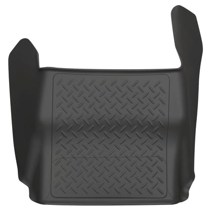 Husky Liners | Weatherbeater Center Hump Floor Liner For 2009-2014 F-150 Husky Liners | 83421 in black rubber material.