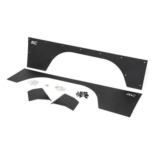 ROUGH COUNTRY Fender & Quarter Panel Armor | Front | Combo | Jeep Cherokee XJ (97-01) | 10577_A