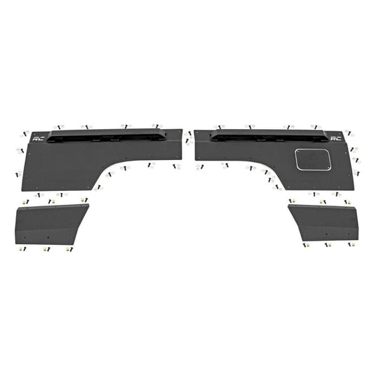 ROUGH COUNTRY Fender & Quarter Panel Armor | Rear | Combo | Jeep Cherokee XJ 2WD/4WD (97-01) | 10579
