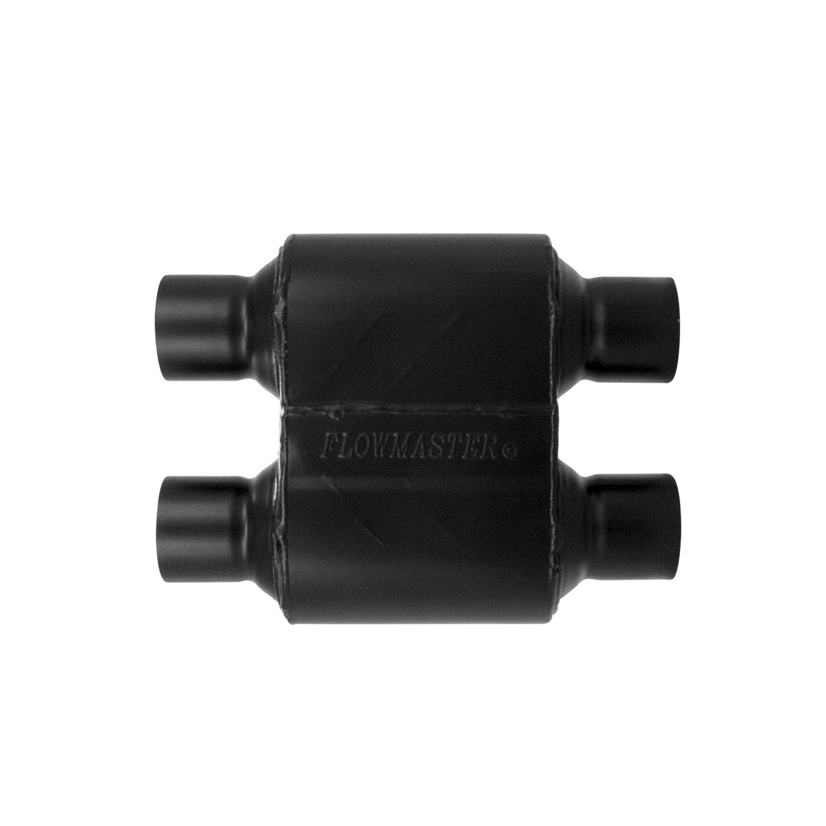 FLOWMASTER Super 10 Series Chambered Muffler Super 10 Series Stainless Steel 2.50 Inch In/Out Super Aggressive Sound