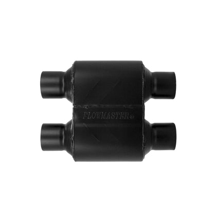 FLOWMASTER Super 10 Series Chambered Muffler Super 10 Series Stainless Steel 2.50 Inch In/Out Super Aggressive Sound