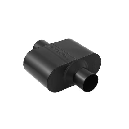 FLOWMASTER Super 10 Series Chambered Muffler Super 10 Series Stainless Steel 2.50 Center In 2.50 Center Out Aggressive Sound