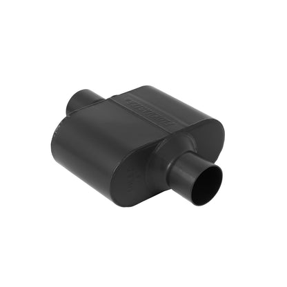 FLOWMASTER Super 10 Series Chambered Muffler Super 10 Series Stainless Steel 2.50 Center In 2.50 Center Out Aggressive Sound