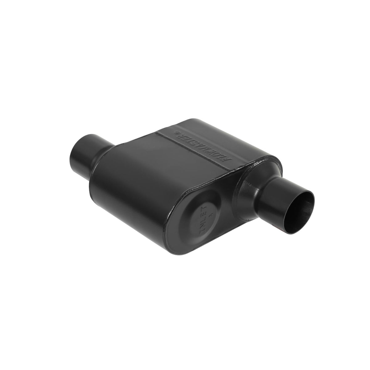 FLOWMASTER Super 10 Series Chambered Muffler Super 10 Series Stainless Steel 2.50 Offset In 2.50 Offset Out Aggressive Sound