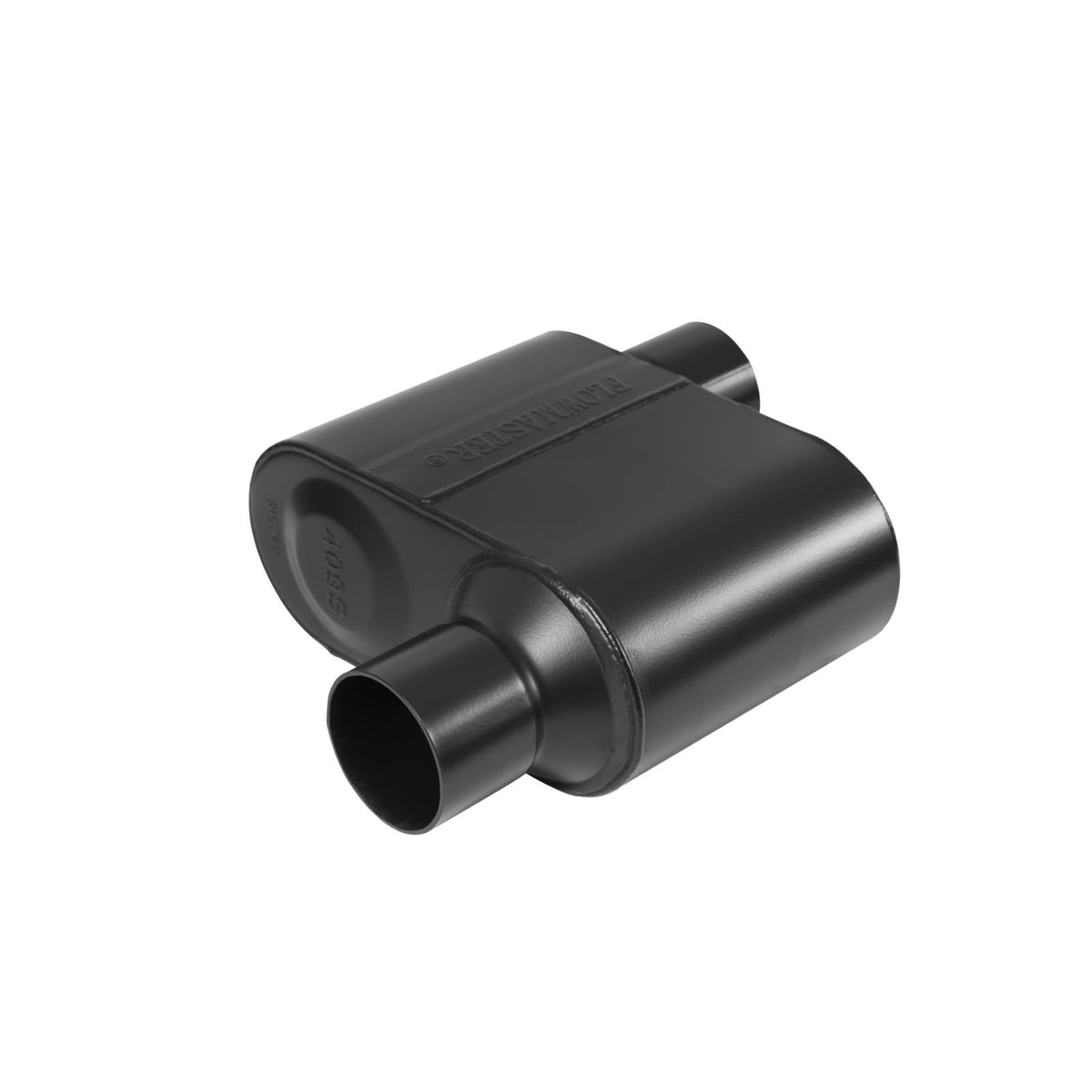 FLOWMASTER Super 10 Series Chambered Muffler Super 10 Series Stainless Steel 2.50 Offset In 2.50 Offset Out Aggressive Sound
