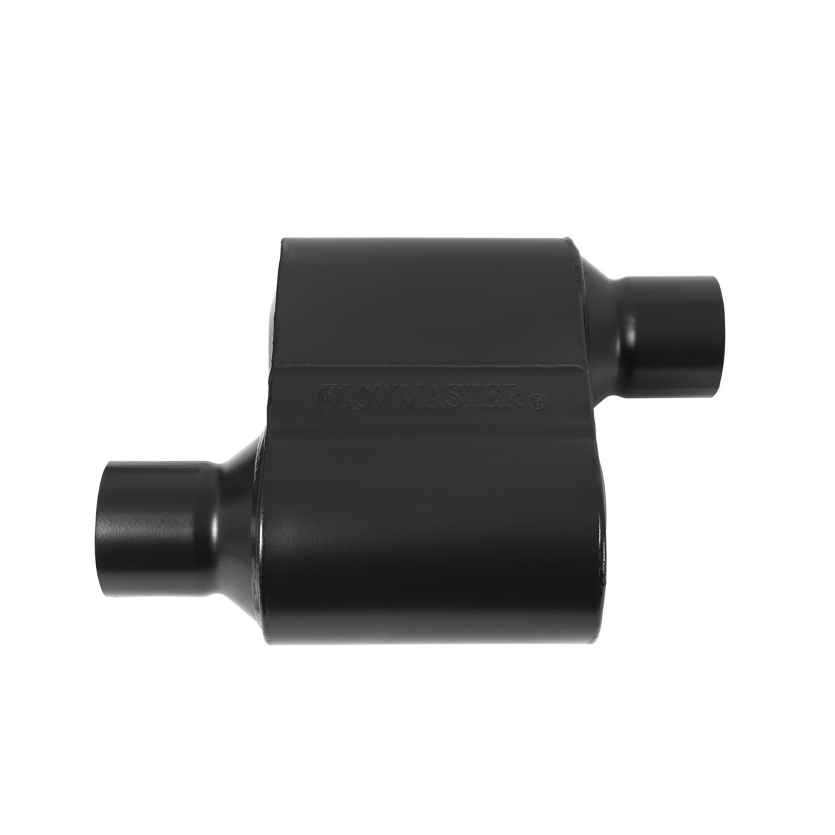FLOWMASTER Super 10 Series Chambered Muffler Super 10 Series Stainless Steel 2.50 Offset In 2.50 Offset Out Aggressive Sound