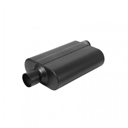 FLOWMASTER 40 Series Delta Flow Chambered Muffler 40 Delta Flow Stainless Steel 2.50 Offset In 2.50 Center Out Aggressive Sou