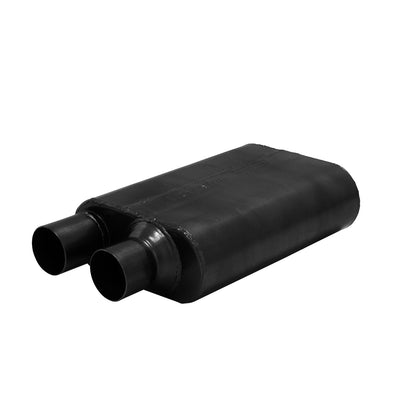 FLOWMASTER 80 Series Chambered Muffler 80 Series Crossflow Stainless Steel -2.50 In Out Same Side Out-Moderate/Aggressive Sou