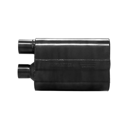 FLOWMASTER 80 Series Chambered Muffler 80 Series Crossflow Stainless Steel -2.50 In Out Same Side Out-Moderate/Aggressive Sou