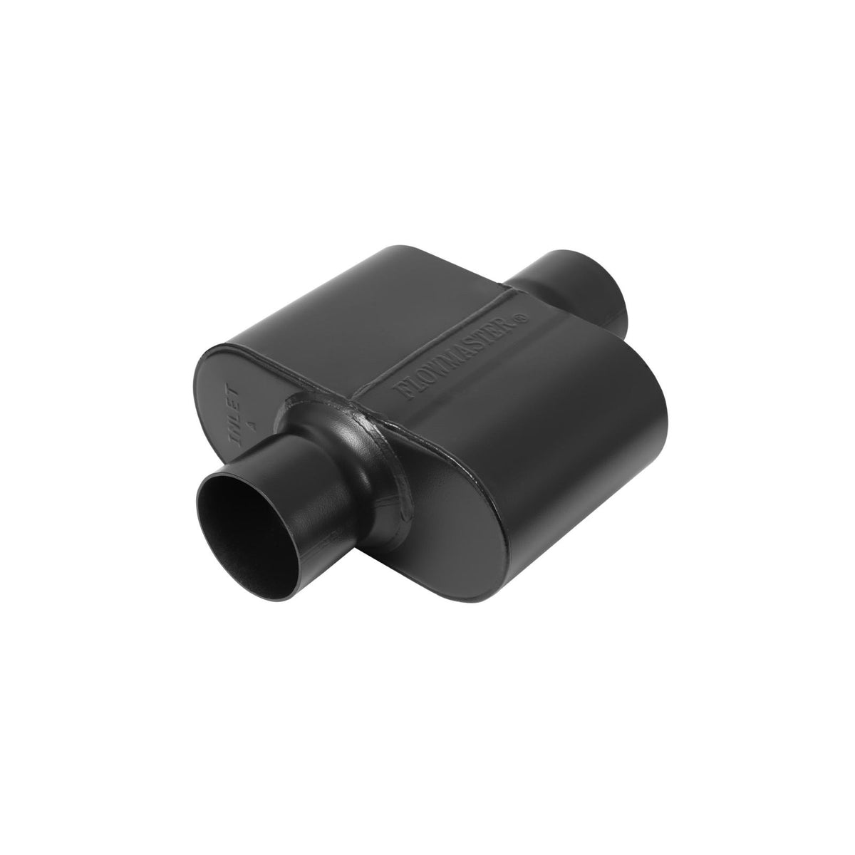 FLOWMASTER Super 10 Series Chambered Muffler Super 10 Series Stainless Steel- 3.00 Center In 3.00 Center Out Aggressive Sound
