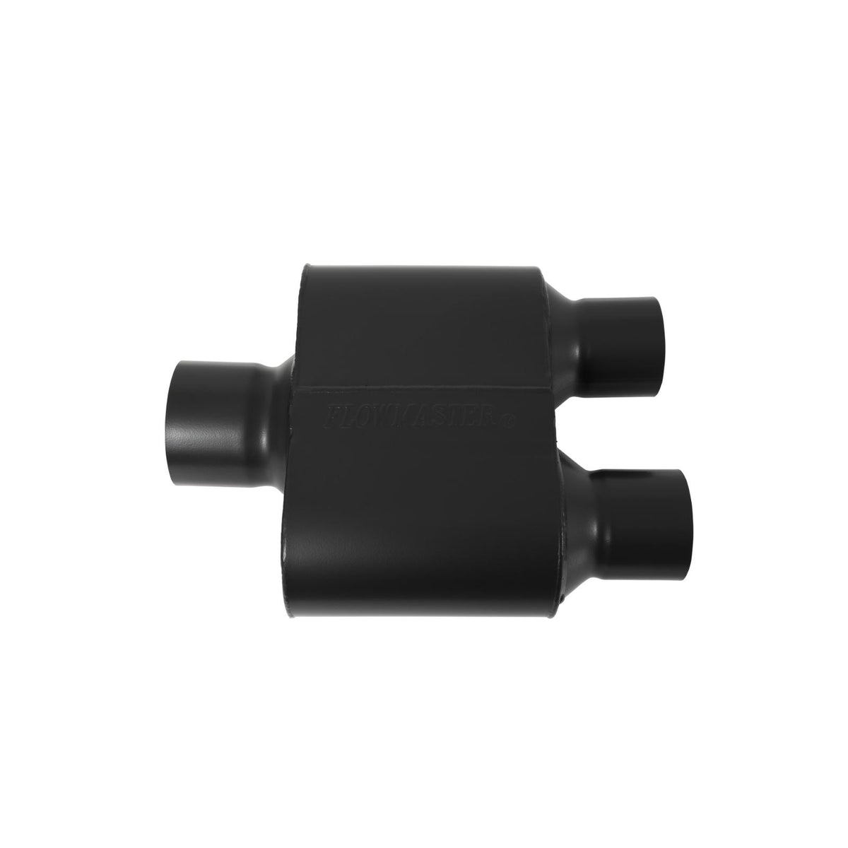 FLOWMASTER Super 10 Series Chambered Muffler Super 10 Series Stainless Steel 3.00 Center In 2.50 Dual Out Aggressive Sound