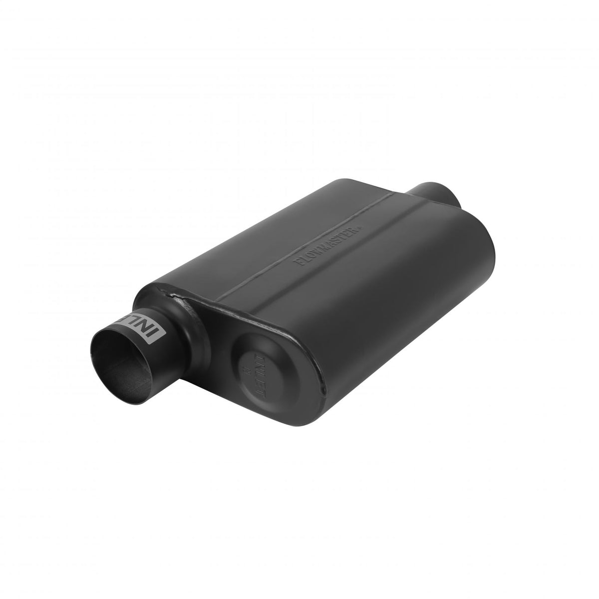 FLOWMASTER Super 44 Series Chambered Muffler Super 44 Series Stainless Steel 3.00 Offset In 3.00 Center Out Aggressive Sound