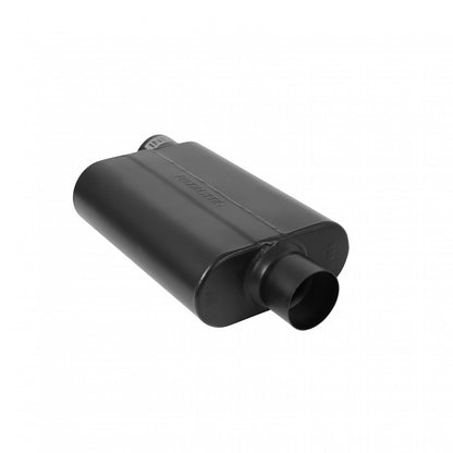 FLOWMASTER Super 44 Series Chambered Muffler Super 44 Series Stainless Steel 3.00 Offset In 3.00 Center Out Aggressive Sound