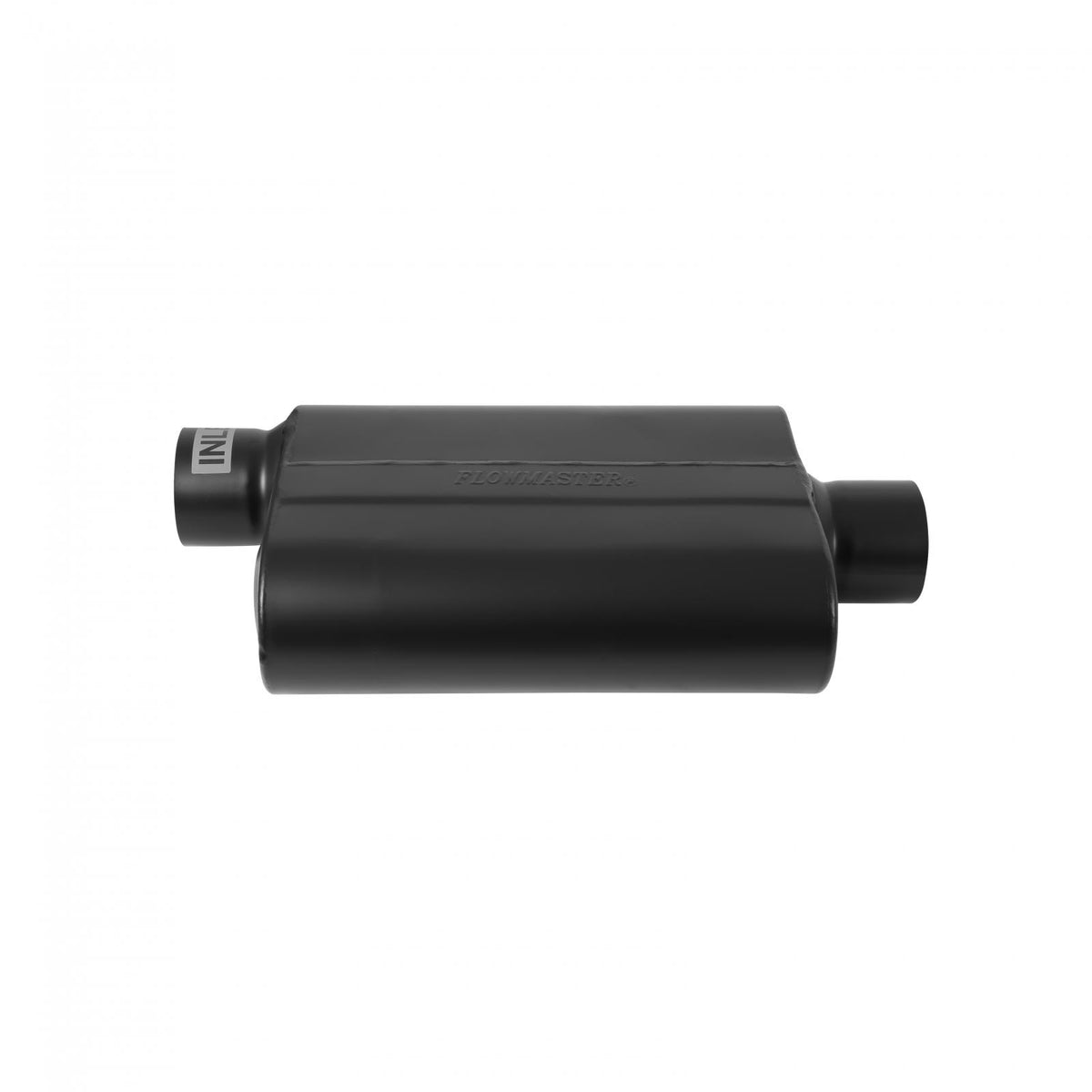 FLOWMASTER Super 44 Series Chambered Muffler Super 44 Series Stainless Steel 3.00 Offset In 3.00 Center Out Aggressive Sound