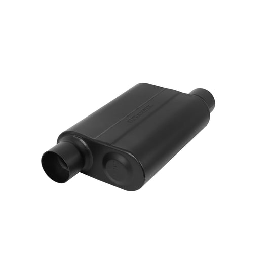 FLOWMASTER Super 44 Series Chambered Muffler Super 44 Series Stainless Steel 3.00 Offset In 3.00 Offset Out Aggressive Sound