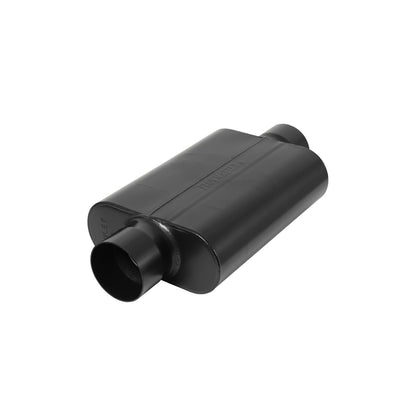 FLOWMASTER 40 Series Delta Force Race Muffler 40 Series Race Muffler 409SS 3.50 Center In 3.50 Center Out -Aggressive Sound