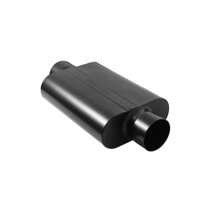 FLOWMASTER 40 Series Delta Force Race Muffler 40 Series Race Muffler 409SS 3.50 Center In 3.50 Center Out -Aggressive Sound