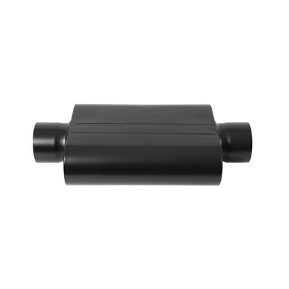 FLOWMASTER 40 Series Delta Force Race Muffler 40 Series Race Muffler 409SS 3.50 Center In 3.50 Center Out -Aggressive Sound