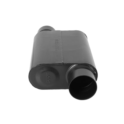 FLOWMASTER 40 Series Delta Force Race Muffler 40 Series Race Muffler 409SS 3.50 Offset In 3.50 Offset Out -Aggressive Sound