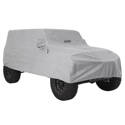 SMITTYBILT | Full Cover Gray W/ Lock Cable 4 Door 2018-2022 Jeep Wrangler 4 Door Smittybilt |845