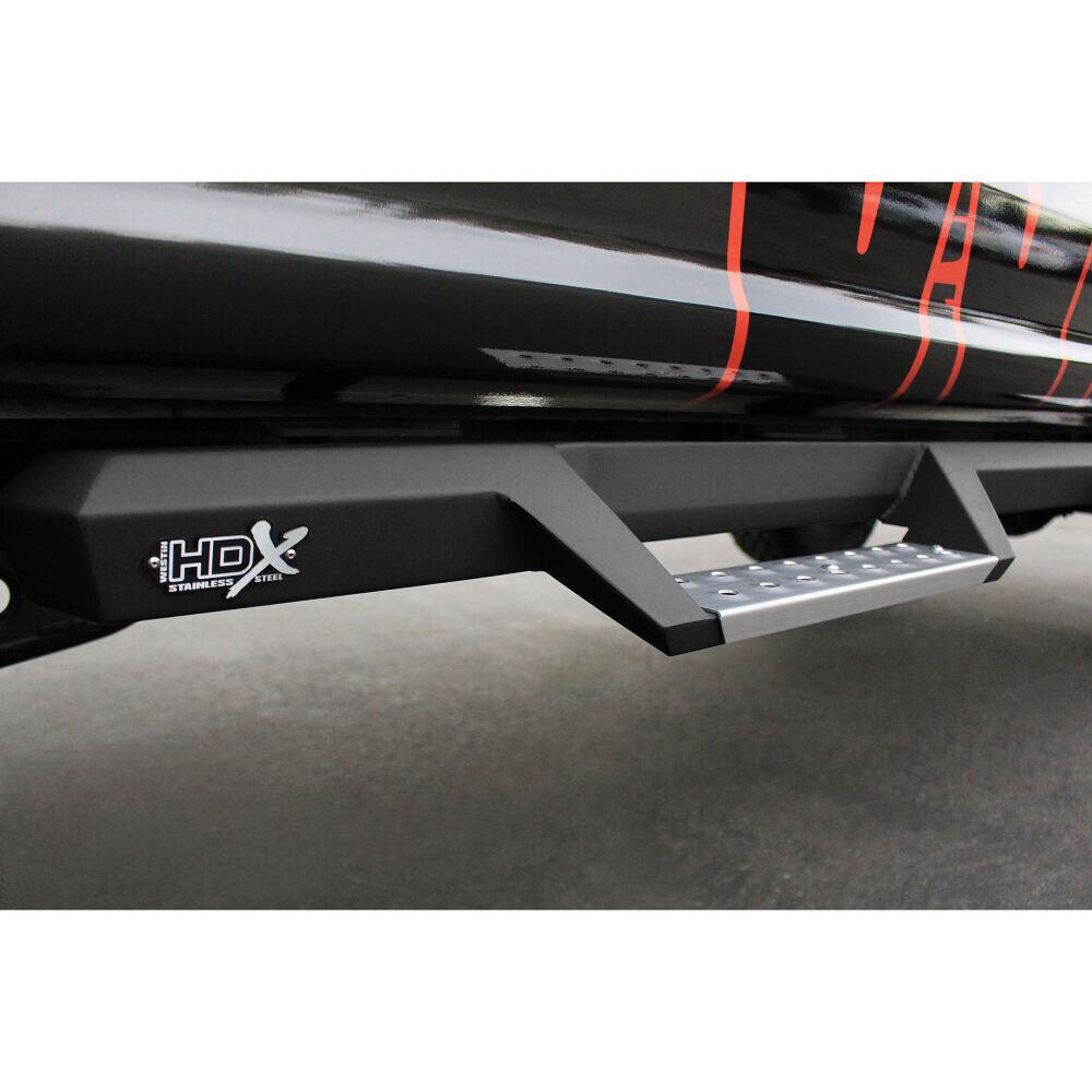 Westin HDX Stainless Drop Wheel-to-Wheel Nerf Steps 2017-2022 Ford F-250/350 Crew Cab (6.75' Bed)
