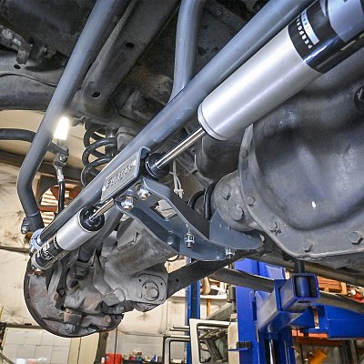 Synergy 2003-2013 Ram 2500 / 3500 Dual Steering Stabilizer Bracket — Synergy 2003-2013 Ram 2500 / 3500 Dual Steering Stabiliz