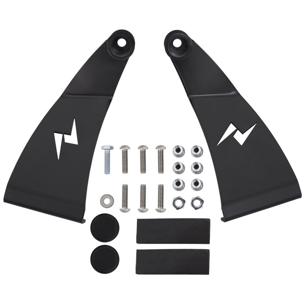 Anzo USA | LED Bar Roof Mounting Brackets Pair For Use w/Anzo 50 in. LED Light Bar | Fits F-150 | 851070
