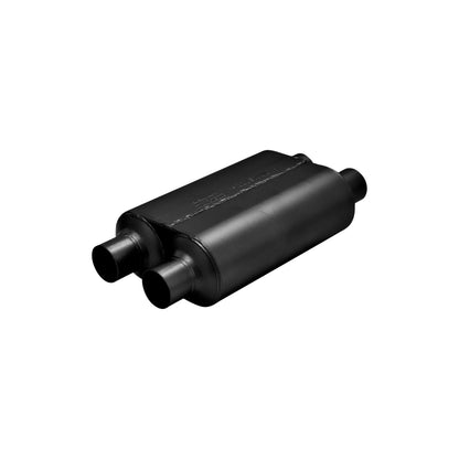 FLOWMASTER Super 40 Series Chambered Muffler Super 40 Stainless Steel 2.50 Dual In 2.50 Dual Out Aggressive Sound