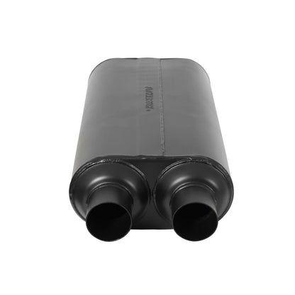 FLOWMASTER 50 Series Hd Chambered Muffler 50 H.D. Stainless Steel 2.50 Dual In 2.50 Dual Out Moderate Sound