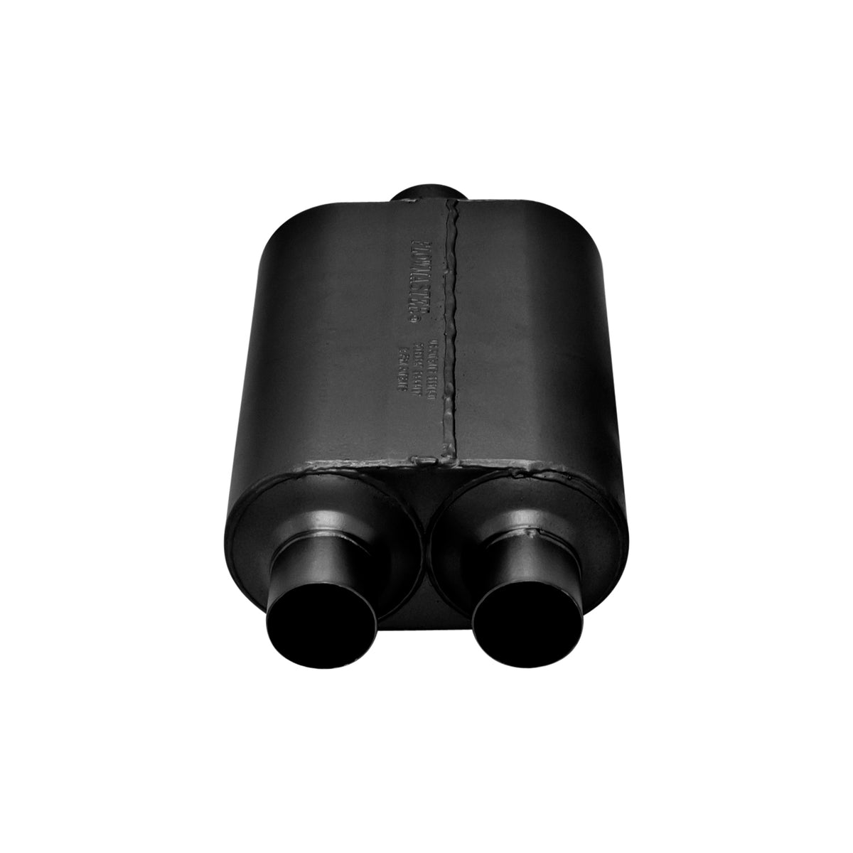 FLOWMASTER Super 40 Series Chambered Muffler Super 40 Stainless Steel 3.00 Center In 2.50 Dual Out Aggressive Sound