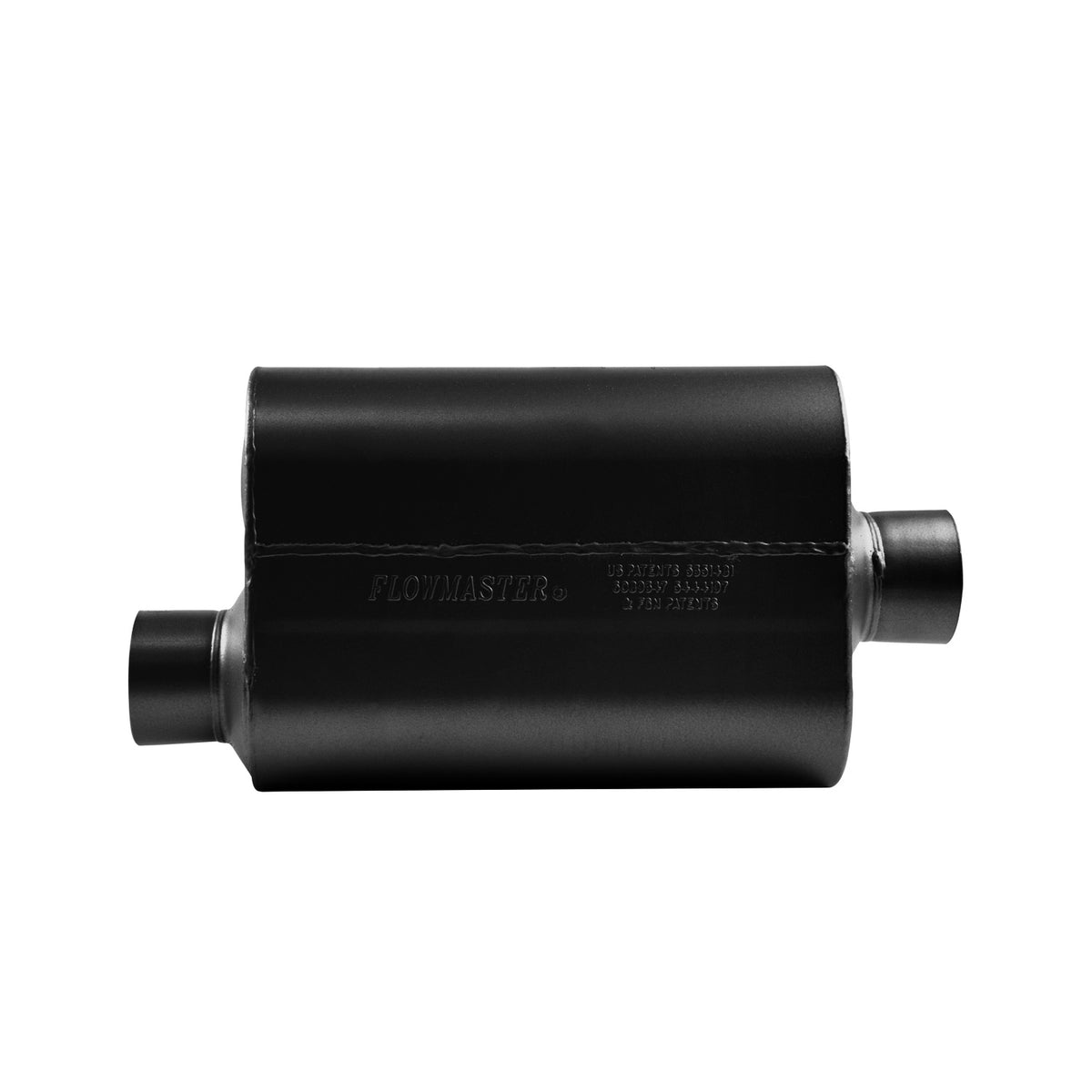 FLOWMASTER Super 40 Series Chambered Muffler Super 40 Stainless Steel 3.00 Offset In 3.00 Center Out Aggressive Sound
