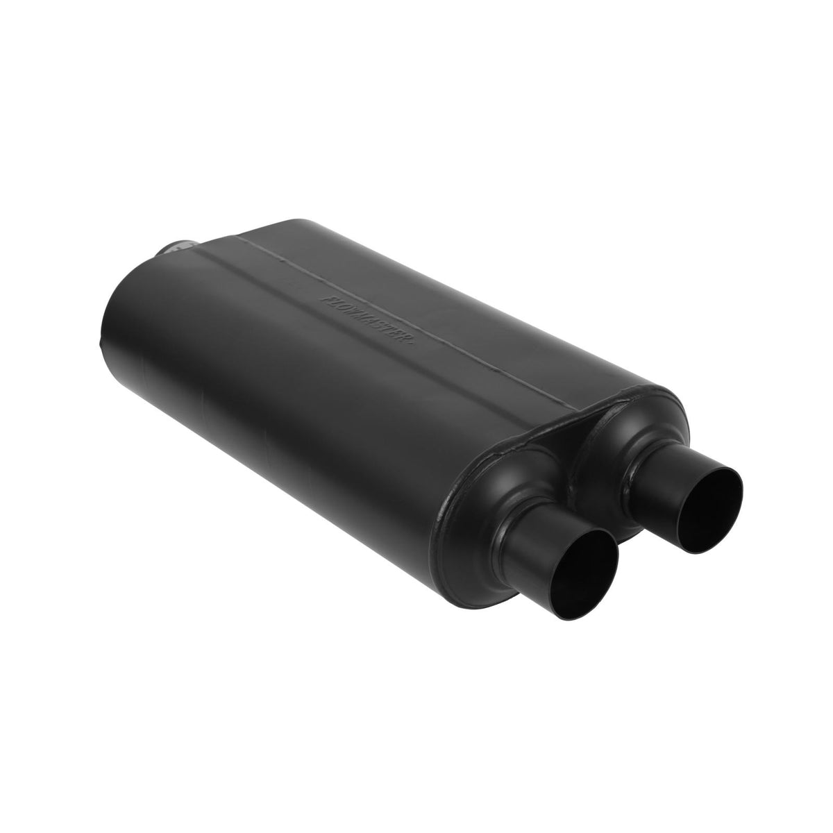 FLOWMASTER Super 50 Series Chambered Muffler Super 50 Stainless Steel 3.00 Center In 2.50 Dual Out Mild Sound
