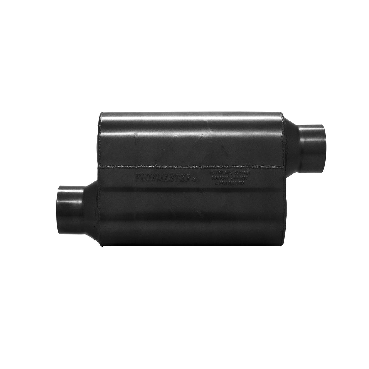 FLOWMASTER Super 40 Series Chambered Muffler Super 40 Stainless Steel 3.50 Offset In 3.50 Offset Out Aggressive Sound