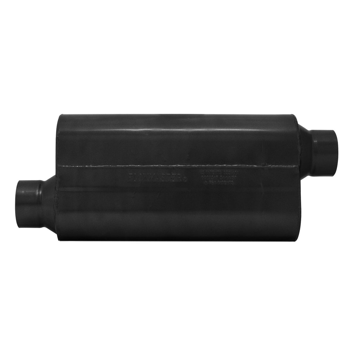 FLOWMASTER 50 Series Hd Chambered Muffler 50 H.D. Stainless Steel 3.5 Inch Offset In/3.50 Inch Offset Out Moderate Sound