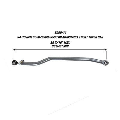Synergy 1994-2013 Dodge Ram 1500 / 2500 / 3500 Adjustable Front Track Bar — Synergy 1994-2013 Dodge Ram 1500 / 2500 / 3500 Ad