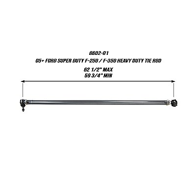 Synergy 2005+ Ford Super Duty F-250 / F-350 Heavy Duty Tie Rod — Synergy 2005+ Ford Super Duty F-250 / F-350 Heavy Duty Tie R