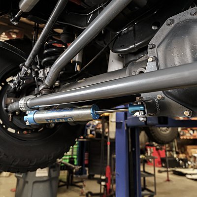 Synergy 2005+ Ford Super Duty F-250 / F-350 / F-450 / F-550 / F-600 Single Stabilizer Tie Rod Mount — Synergy 2005+ Ford Supe