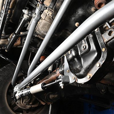 Synergy 2005+ Ford Super Duty F-250 / F-350 / F-450 / F-550 / F-600 Single Stabilizer Tie Rod Mount — Synergy 2005+ Ford Supe