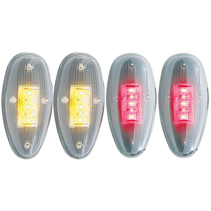 ANZO USA ZUKT_861081 Anzo ZUKT_861081 LED Dually Fender Lights Clear Lens for Fits