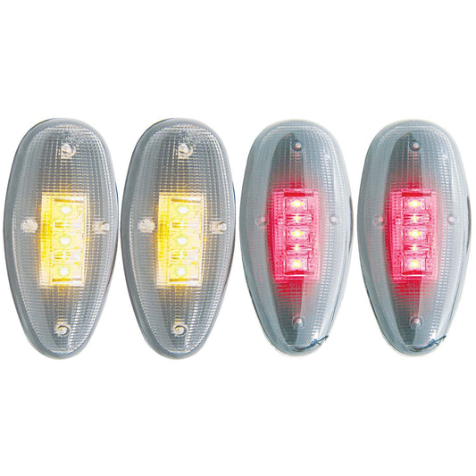 ANZO USA ZUKT_861081 Anzo ZUKT_861081 LED Dually Fender Lights Clear Lens for Fits