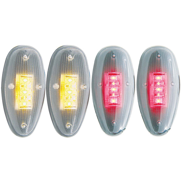Anzo USA | LED Dually Fender Lights Clear Lens | Fits Silverado 3500 | 861081