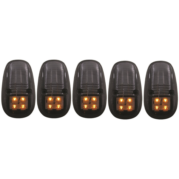 Anzo USA | Cab Roof Light Assembly Smoke Lens 5 pc. Does Not Incl. Harness | Fits Ram 3500 | 861098
