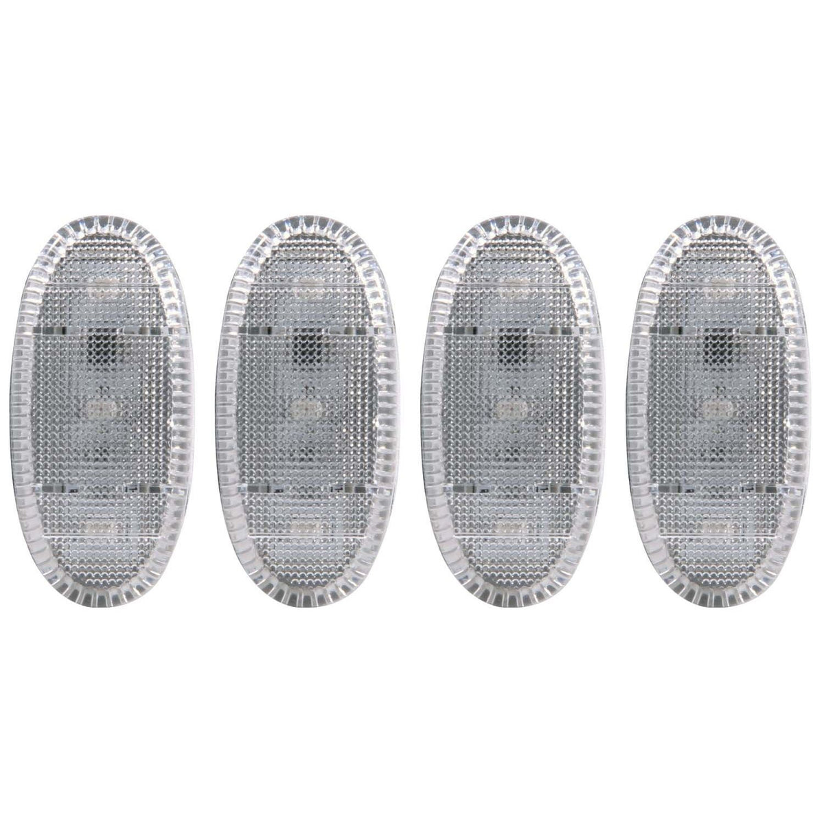 ANZO USA ZUKT_861108 Anzo ZUKT_861108 LED Dually Fender Lights Clear Lens for Fits F-350